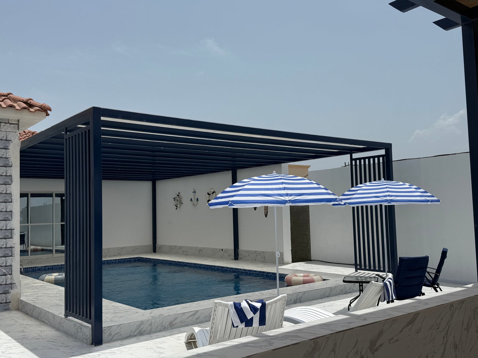 AL Fay Resort Luxury Living Area with modern furniture and mountain view