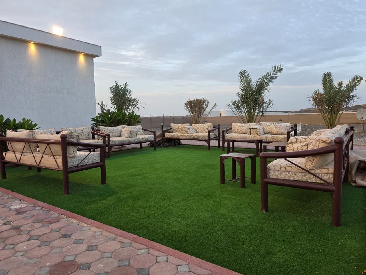 Outdoor relaxing area